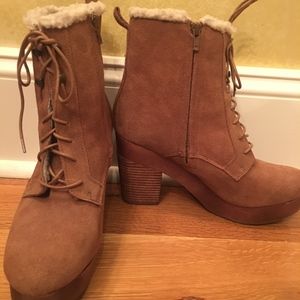 Ralph Lauren Denim Supply Suede Leather Booties
